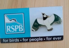 Rspb pin badge for sale  IPSWICH