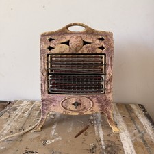 Aquecedor elétrico vintage Art Deco década de 1940 funcionando retrô decoração colecionável raro comprar usado  Enviando para Brazil