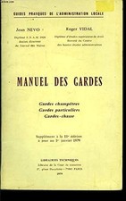 Manuel gardes. nevo d'occasion  France