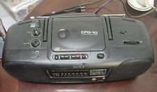 Sony CFD-10 Boombox Rádio AM FM Estéreo Portátil CD Rádio Cassete-Corder  comprar usado  Enviando para Brazil