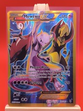Cartão Pokemon Mewtwo EX 163/162 Breakthrough Full Art Secret raro borda dourada comprar usado  Enviando para Brazil