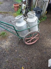 Milk churns trolley for sale Milk churns trolley for sale  BASINGSTOKE