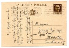 LUBIANA , Occupazione Italiana , 26.7.41 , C.P. per Firenze , scritta in Sloveno na sprzedaż  Wysyłka do Poland