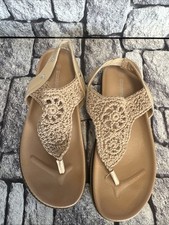 Gummisandalen graceland beige gebraucht kaufen  Bergisch Gladbach