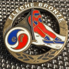 Médaille ski flèche d'occasion  Senlis