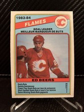 1984 O-Pee-Chee Ed Beers Goal Leader Flames #354 quase perfeito comprar usado  Enviando para Brazil