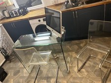 clear glass computer desk for sale clear glass computer desk for sale ST. ALBANS