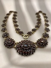 Antik granatschmuck collier gebraucht kaufen  Warthausen