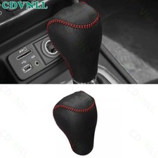 Para Jeep Compass 2017-2021 Console Central de Couro Preto Tampa de Botão de Mudança de Engrenagem comprar usado  Enviando para Brazil
