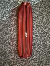 vintage leather pencil case for sale  GRIMSBY