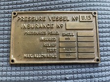Pressure vessel plate for sale  NORTHWICH