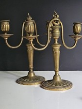 Paire bougeoir bronze d'occasion  Cahors