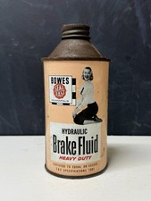 Líquido de frenos rápido Bowes Seal vintage vacío lata de 12 OZ - Indianápolis - USAC segunda mano  Embacar hacia Mexico