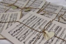 Sheet vintage manuscript for sale  DUNFERMLINE