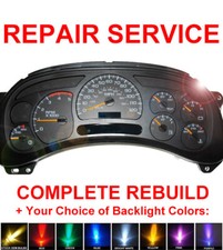 1999-2007 Chevy Silverado instrumento medidor cluster velocímetro painel REPARO comprar usado  Enviando para Brazil