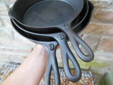 3 pans iron cast for sale  Andalusia