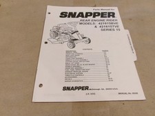 Snapper rear engine for sale  Jasper