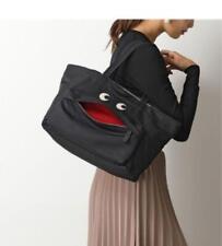 Bolsa de ombro Anya Hindmarch Eyes nylon 2 vias bolsa tote saída preta Japão comprar usado  Enviando para Brazil