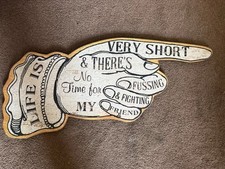 Wall plaque wooden for sale  BLACKPOOL