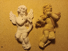 Plaster ornate cherub for sale  NEWTON-LE-WILLOWS