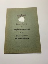 Beschreibung begleiterwagens d gebraucht kaufen  Annaburg