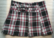 Pleated tartan skirt for sale  CHORLEY