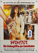 Usado, Joe D`Amato PAPAYA: LOVE GODDESS OF THE CANNIBALS original 1 folha pôster filme 1979 comprar usado  Enviando para Brazil