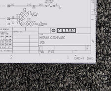 Diagrama manual esquemático hidráulico Nissan Forklift JF05, usado comprar usado  Enviando para Brazil