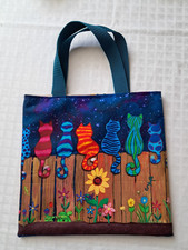 Geschenktasche stoff katzen gebraucht kaufen  Bergtheim