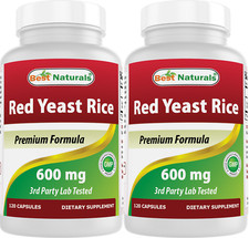 Pacote com 2 Best Naturals levedura de arroz vermelho 600 mg 120 cápsulas comprar usado Pacote com 2 Best Naturals levedura de arroz vermelho 600 mg 120 cápsulas comprar usado  Enviando para Brazil
