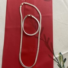 Silver necklace bracelet for sale  STOURPORT-ON-SEVERN