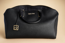 Bolsa Calvin Klein alça dupla preta tiracolo bolsa cartera mujer negra comprar usado  Enviando para Brazil