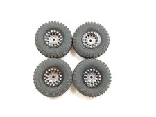 4x Mini Pneus de Esteira Off-Road Extreme Mud Terrain Rodas Beadlock de Metal TRX-4m comprar usado  Enviando para Brazil