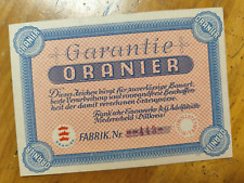 Garantieschein ranier garantie gebraucht kaufen  Spraitbach