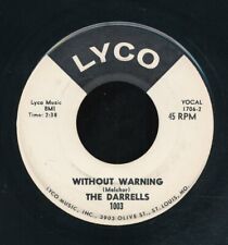 45tk- Northern soul-LYCO 1003-The Darrells-(So Tenderly/Without Warning) comprar usado  Enviando para Brazil