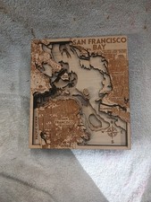 Wood chart map for sale  San Jose