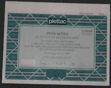 10 X plettac Aktiengesellschaft 1993 500 DM na sprzedaż  Wysyłka do Poland