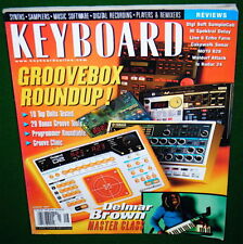 Delmar Brown KEYBOARD Clinic, KORG KARMA Brochure, GrooveBoxes em 2001 Magazine comprar usado  Enviando para Brazil