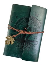 Refillable green leather for sale  Belleville