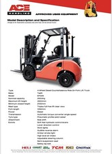 Tailift efd25 diesel for sale  RUGBY