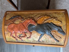 Hand carved wooden for sale  Elkton