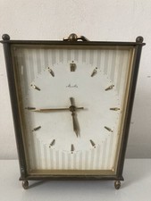 Mauthe brass clock for sale  CHATHAM