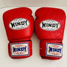 Luvas de boxe Windy Classic Muay Thai 16 oz vermelhas BGVH comprar usado  Enviando para Brazil
