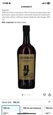 Bottiglie jefferson amaro usato  Nonantola
