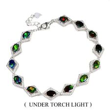Silver bracelet black for sale  INVERNESS