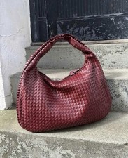 Gewebte handtasche bordeaux gebraucht kaufen  Neu-Isenburg