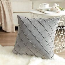 Velvet checked cushion for sale  USA