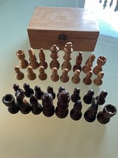 Altes schachspiel holz gebraucht kaufen  Elmshorn