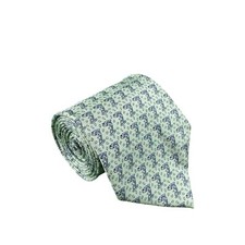 Usado, Gravata masculina Vineyard Vines verde baixo salto seda pura tamanho 3,75 polegadas largura comprar usado  Enviando para Brazil