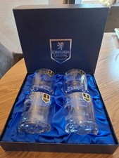 crystal whisky glasses for sale  MARKET HARBOROUGH